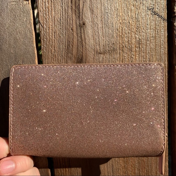Kate spade Glitter Sparkly Medium Bifold Wallet - Picture 4 of 6